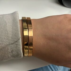 S.steel bracelet Gold/Rose gold